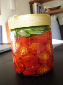 semi dried tomatos